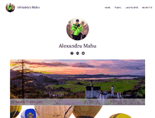 Tablet Screenshot of alexandrumahu.com